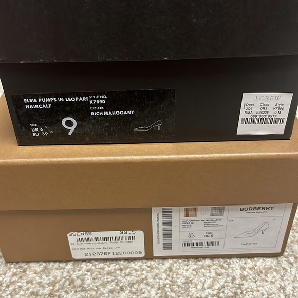 NIB J. Crew Elise Pump Leopard Haircalf Animal Print Made Italy Size 9 - Picture 2 of 8